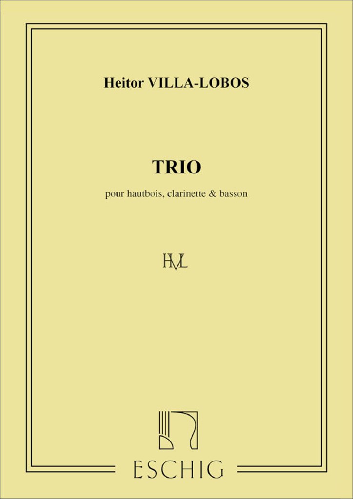 Trio Pour Hautbois Clarinette + Basson Pties(1921)